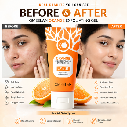 Orange Exfoliating gel (face/body gel)  buy one get 1 free.
